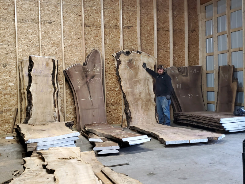 Ohio wood slabs for sale